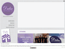 Tablet Screenshot of daliaperfumerias.com